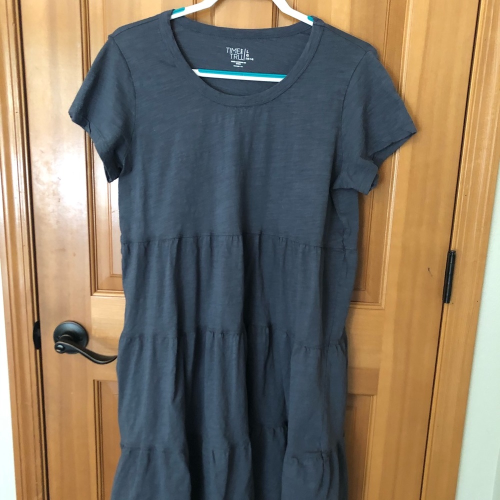 Grey Time and Tru tier dress